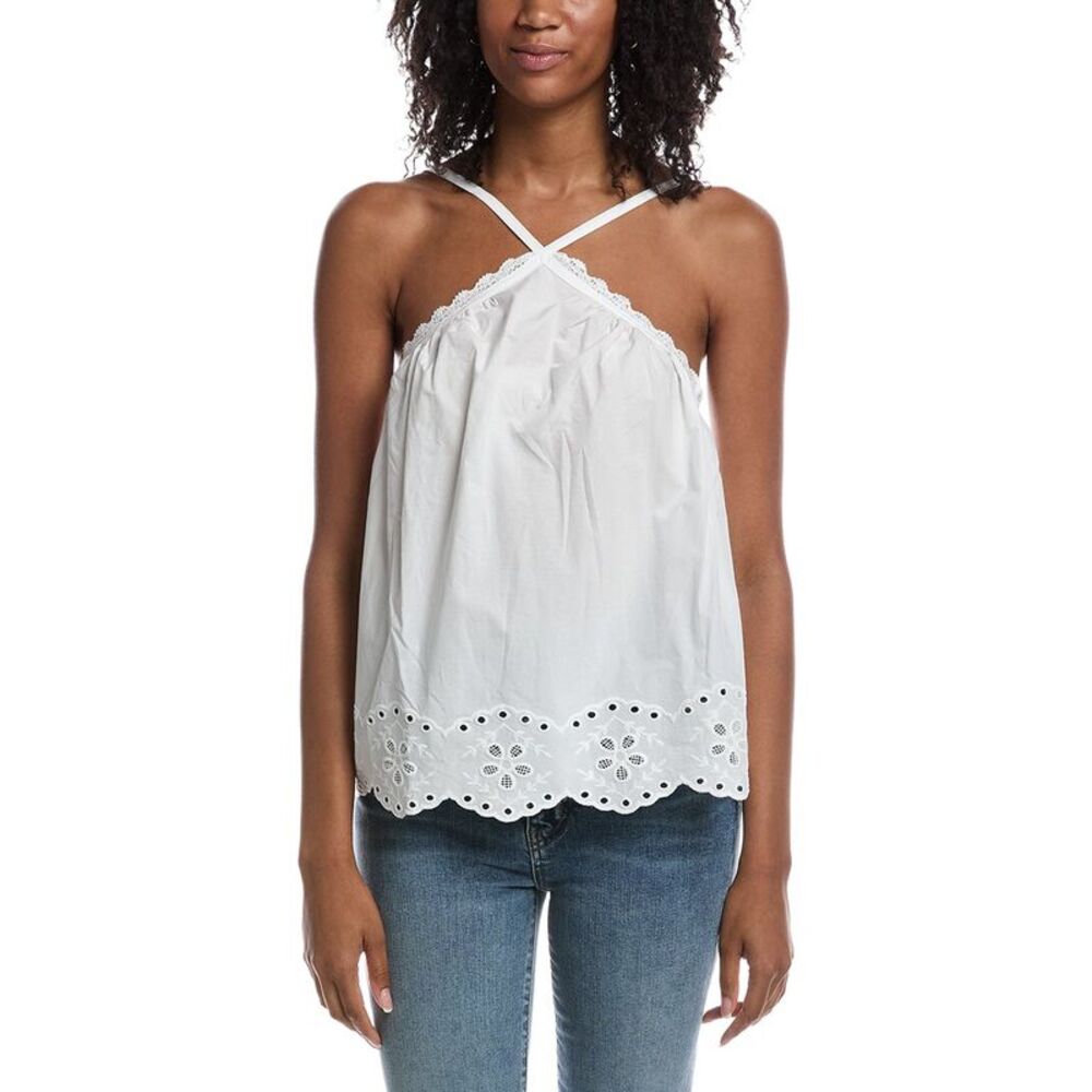 Rmn Studios Womens  Halter Style Cami, White
